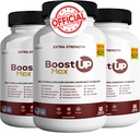 Boost Up Max Male Health Supplement – with Calcium, Zinc & Proprietary Blend for Vitality & Strength, 180 Capsules (3 Pack) 2