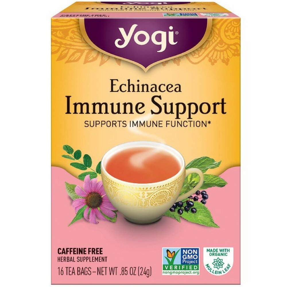 Yogi Herbal Tea Bags, Echinacea Immune Support 16 ea ( pack of 2) 2