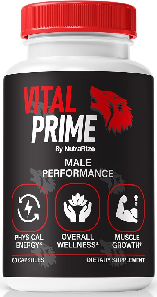 Vital Prime for Men, Official Vital Prime Original Blend, Natural Ingredients to Support Male Performance, Premium Formula for Endurance and Stamina, VitalPrime Complex Review (60 Capsules) 2