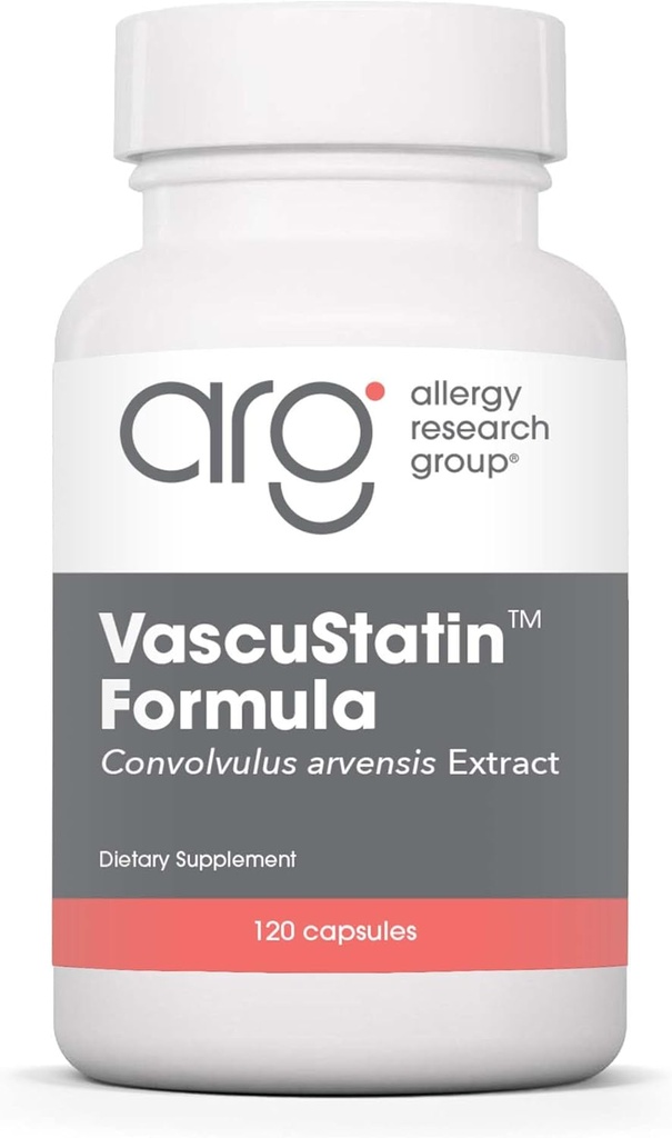 Allergy Research Group VascuStatin Formula Dietary Supplement - Convolvulus arvensis Extract, Healthy Vascularization Function, Phagocytic Activity, Lymphocyte Production - 120 Count 2