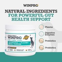 WINPRO Dog Probiotic Powder Meal Topper, Spray Dried Plasma with Prebiotics and Probiotics for Digestive Support and Gut Health for Dogs, All Breeds, Ages, and Sizes, 60 Scoops, Made in USA 5