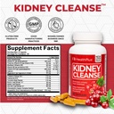 Health Plus Advanced Kidney Cleanse with Cranberry Extract, Turmeric Root and CoQ10, Helps Support Healthy Kidney Function & Urinary Tract Wellness, 60 Capsules 3