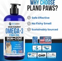 Omega 3 Fish Oil for Cats - Better Than Salmon Oil - Kitten & Cat Vitamins and Supplements - Cat Dandruff Treatment - Liquid Fish Oil for Pets - Shedding Support - Cat Health Supplies for All Ages 4