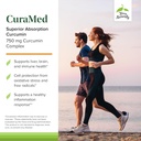 Terry Naturally CuraMed 750 mg - Antioxidant Supplement for Brain & Heart Health - Supplement with High-Potency Curcumin Complex - Kidney, Liver & Immune Health Support - 120 Softgels (Pack of 2) 4