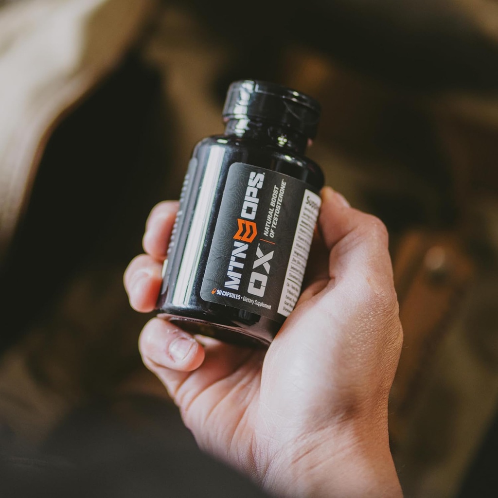 MTN OPS Ox Testosterone Booster, Testosterone Supplement for Men Blend with Tribulus Terrestris & Adrenal Support Blend with Maca Root Capsules, 30 Servings 5