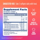 Oceanblue Omega 3 2100 with CoQ10 | Triple Strength Fish Oil Combo Supplement | 1350MG EPA 650MG DHA 150MG DPA with 150MG CoQ10 | Orange Flavor | Heart Support | 90 Softgels 3