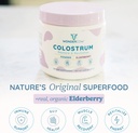WONDERCOW Colostrum Supplement Powder for Gut Health, Immune Support, Muscle Recovery & Wellness | Natural IgG Pure Whole Bovine Colostrum Superfood, Elderberry, 60 Servings 3