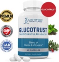 Justified Laboratories (5 Pack Glucotrust Advanced Formula Supplement Pills 300 Capsules 4