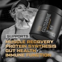 HOSSTILE Glutamine, Fermented L Glutamine Powder for Men & Women, Enhance Muscle Recovery, Support Protein Synthesis, Post Workout Recovery Drink, Unflavored, 60 Servings 3