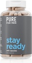 Pure for Men Original Cleanliness Stay Ready Fiber Supplement | Helps Promote Digestive Regularity | Psyllium Husk, Aloe Vera, Chia Seeds, Flaxseeds | Proprietary Formula | 240 Vegan Capsules 2