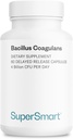 Supersmart Bacillus Coagulans Probiotic 4 Billion CFU per Day (High Absorption) - Lactobacillus Sporogenes Supplement | Non-GMO & Gluten Free - 60 Delayed Release Capsules 2