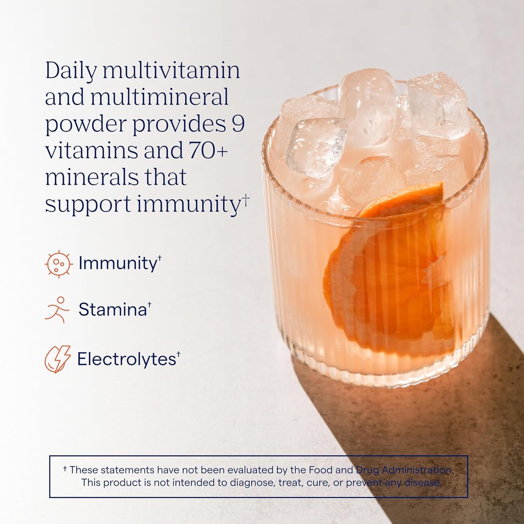 Trace Minerals | Power Pak Electrolyte + Immunity Boost Drink Packets | 1200 mg Vitamin C, Elderberry, Zinc, D3, B6, B12 | Immunity, Hydration, & Energy Support | Fizzy Grapefruit | 30 Packets 3