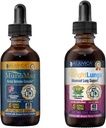 MunoMax & Bright Lungs - Advanced Immune & Lung Support Supplement - Liquid Delivery for Better Absorption - Elderberry, Lobelia, Echinacea, Turmeric, & More! 2