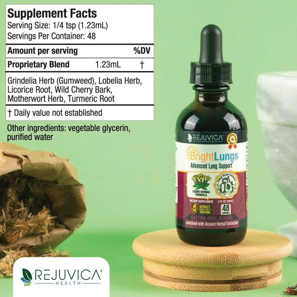 MunoMax & Bright Lungs - Advanced Immune & Lung Support Supplement - Liquid Delivery for Better Absorption - Elderberry, Lobelia, Echinacea, Turmeric, & More! 4