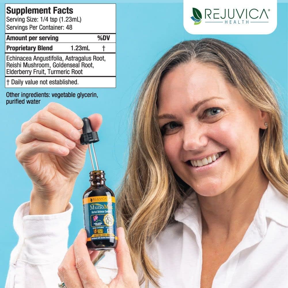 MunoMax & Bright Lungs - Advanced Immune & Lung Support Supplement - Liquid Delivery for Better Absorption - Elderberry, Lobelia, Echinacea, Turmeric, & More! 5