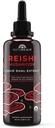 Naturealm Reishi Mushroom Liquid Tincture Supplement – Promotes Calmness, Immune Support & Sleep Aid, Vegan, Non-GMO – Organic Fruiting Bodies, 1 Month Supply 2