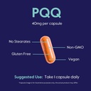 BESTVITE PQQ 40mg (Pyrroloquinoline Quinone) (120 Vegetarian Capsules) (60 x 2) - No Stearates - Vegan - Non GMO - Gluten Free 6