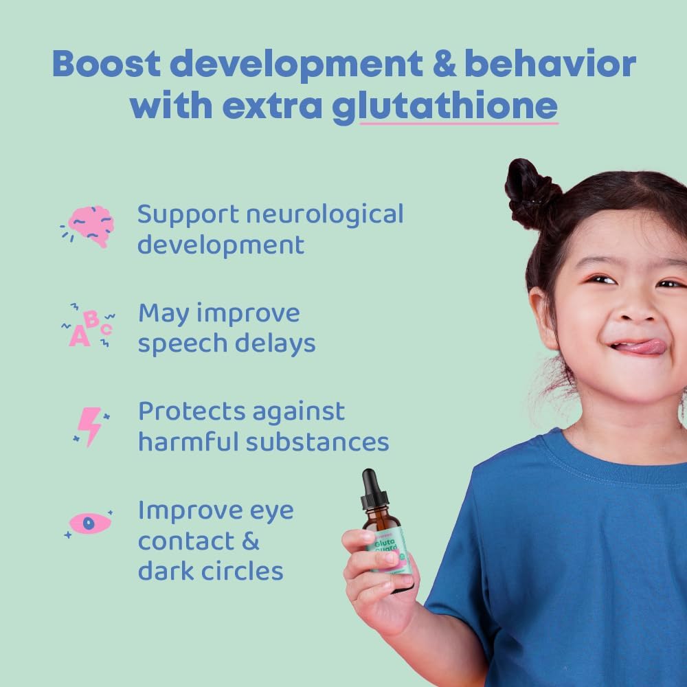 JoySpring SleepBerry Liquid Melatonin for Kids and Glutathione Liquid for Kids 6