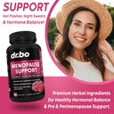 Menopause Supplements for Women Support Pills - Natural Menopause Relief for Hot Flashes, Night Sweats & Mood Swings with Dong Quai, Chasteberry & Black Cohosh - Hormone Balance for Women Supplement 4