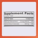 Rugby 600 mg Calcium Tablets - Made with 10 mcg (400 IU) of Vitamin D3 - Dietary Supplement - 150 Tablets 6