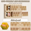 Chengu Wood 7 Day Weekly Pill Organizer Vitamin Dispenser Wooden Pill Case Container Box for Vitamin Fish Oil Pills Supplements, Arthritis Friendly, Outdoor Travel 6