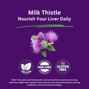 Paradise Herbs Milk Thistle, Active Whole Spectrum Extract, Vegan, Non GMO, Gluten Free, 60 Vegetarian Capsules 4
