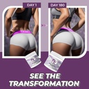 Booty Building Creatine Powder for Women - Micronized Monohydrate The One Sol ution for Maximum Absorption and Gains - Unflavored Perfect Peach Booty and Bum Builder 3
