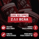 5% Nutrition Code Red Aminos BCAA & EAA Post Workout Recovery Powder | Full Spectrum Essential Amino Acid Complex for Men & Women (Southern Sweet Tea) 4