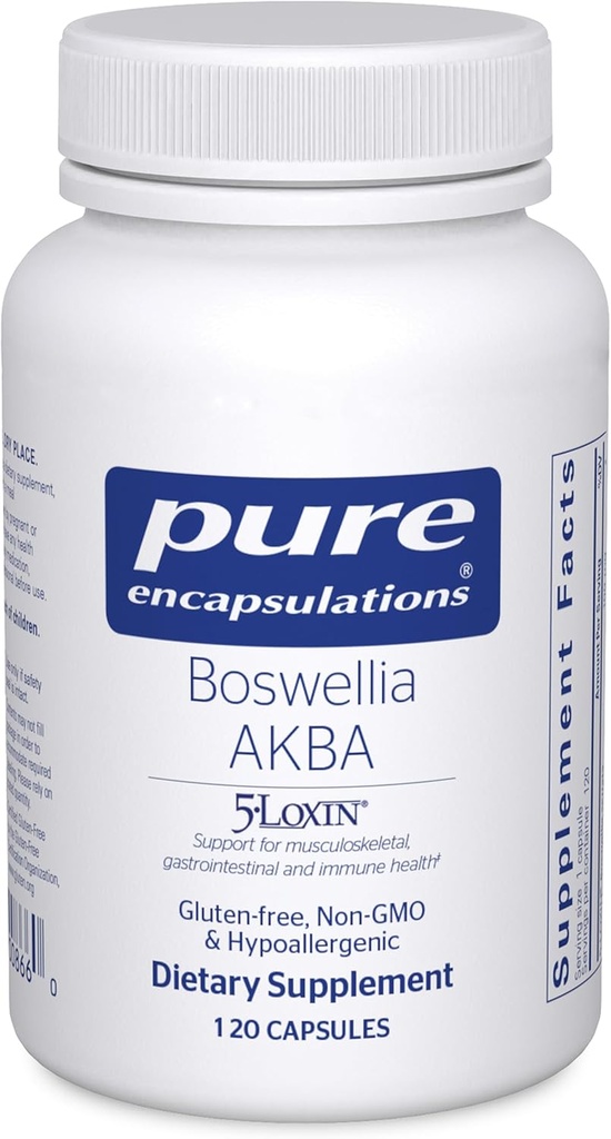 Pure Encapsulations Boswellia AKBA - Supports Joint Health, Colon, Immune System, Gastrointestinal Tract & Cell Health* - with 5-LOXIN Boswellia Extract - Vegan & Non-GMO - 120 Capsules 2