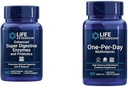 Life Extension Enhanced Super Digestive Enzymes & Probiotics 60 Vegetarian Capsules and One-Per-Day Multivitamin 60 Tablets 2
