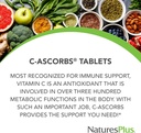 NaturesPlus C-Ascorbs Buffered Vitamin C, Sustained Release - 4000 mg, 180 Vegetarian Tablets - Super Potency Immune Support with Mineral Ascorbates, Antioxidant - Gluten-Free - 45 Servings 4