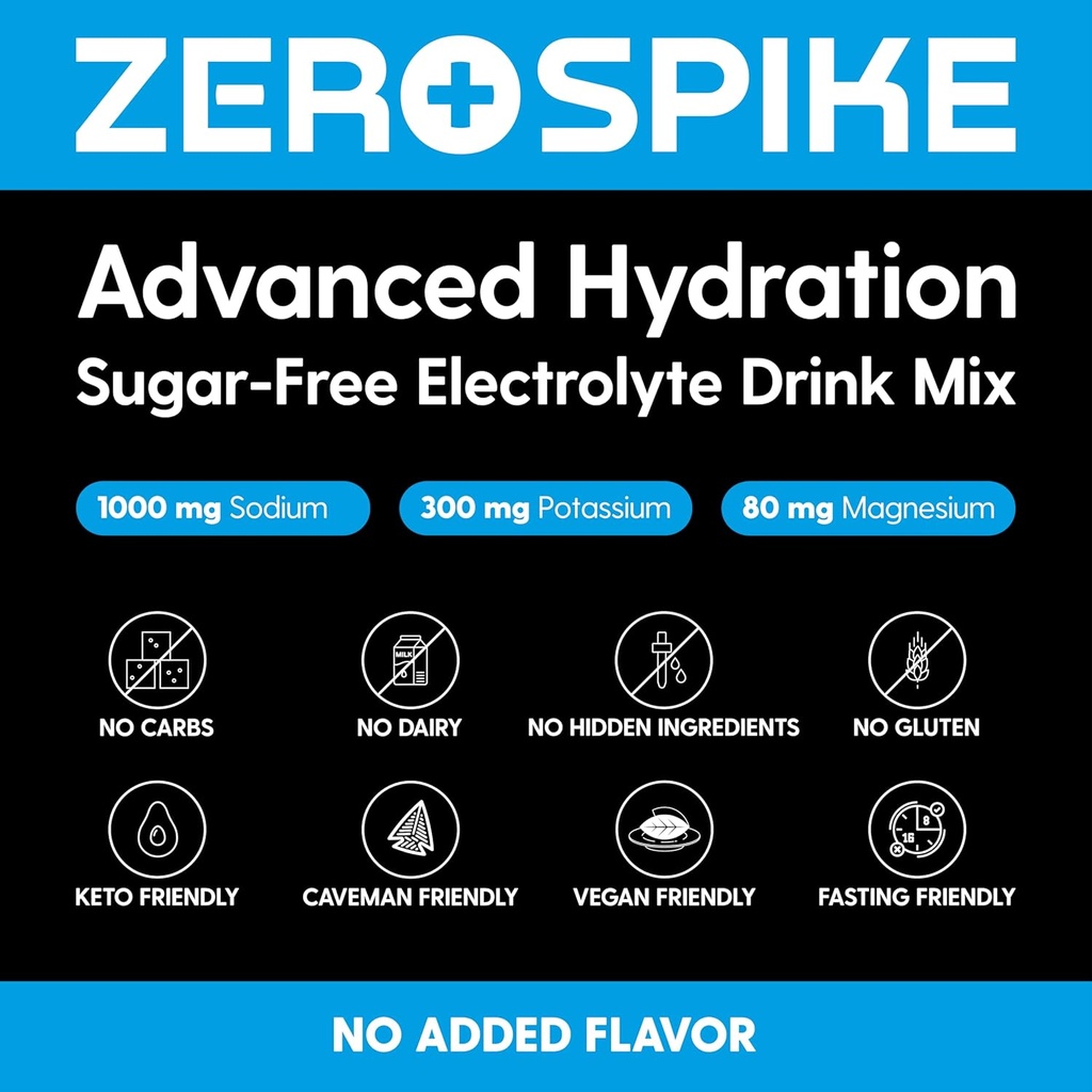 No Sugar Electrolytes Powder Packets | Keto & Fasting Salts Drink Mix | Supplements: The Key Hydration Nutrients Missing from Purified Water | Clean, Unflavored, Calorie Free | 30 Sticks 5