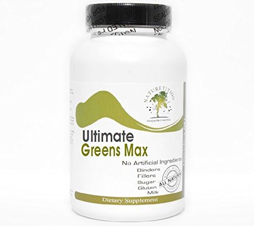 Ultimate Greens Max - Kelp Bladderwrack Dulse Clubmoss Irish Moss Gentian ~ 90 Capsules - No Additives ~ Naturetition Supplements 2