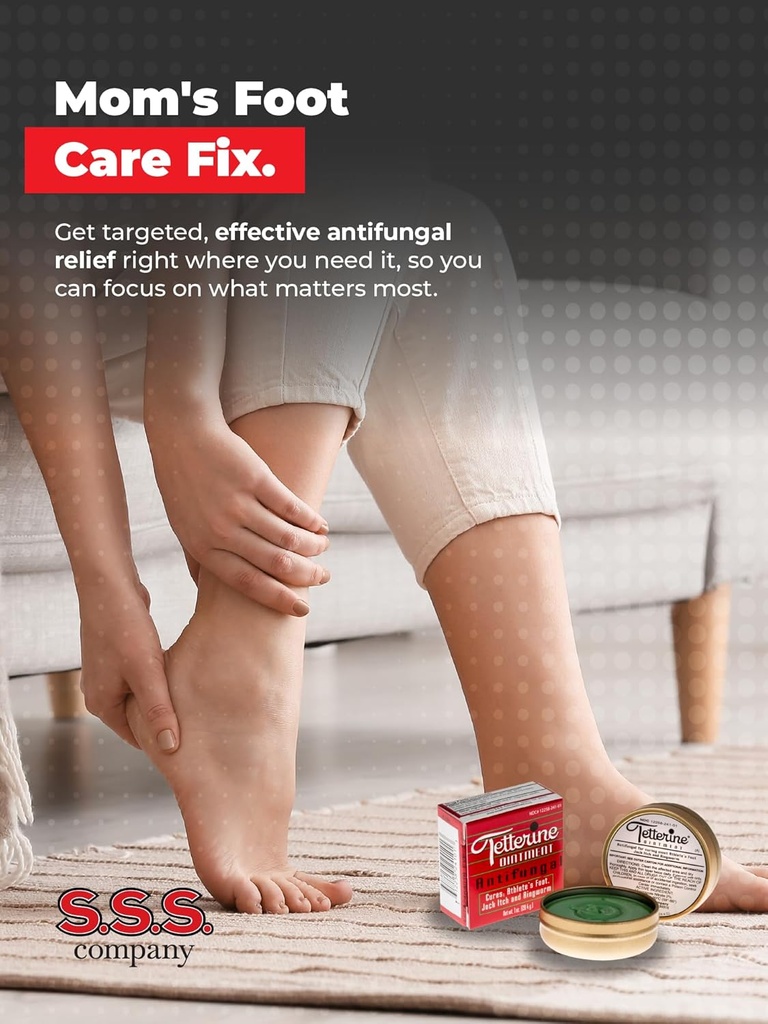 Tetterine Ointment 1 Ounce Tin Can 5