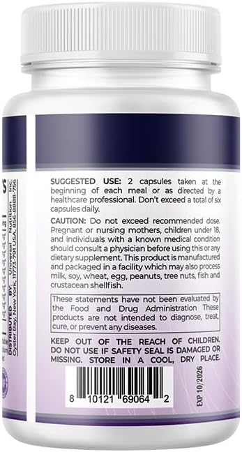 HEALSMITH Grape Seed Evening Primrose Complex Capsules - 60 Capsules per Month 4