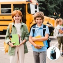 2pcs Portable Asthma Inhaler Holder，Lightweight PU Leather Protective Travel Handy Asthma Inhaler Case for Adults and Kids，Holder Only (Black) 6