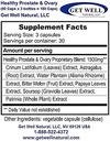 Healthy Prostate and Ovary - (2 Bottles Contain a Total of 180 Vegi-Capsules) - Concentrated Herbal Blend -with Crinum Latifolium, Vegan Kosher Caps. Prostate Herbs for Optimal Support* 3