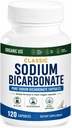 古典的なナトリウムのBicarbonate 650mgの自然な有機物の使用ナトリウムのBicarbonateの粉の丸薬ナトリウムのBicarbonateのタブレット(帽子)のStomachの酸のアルカリ性120caps
