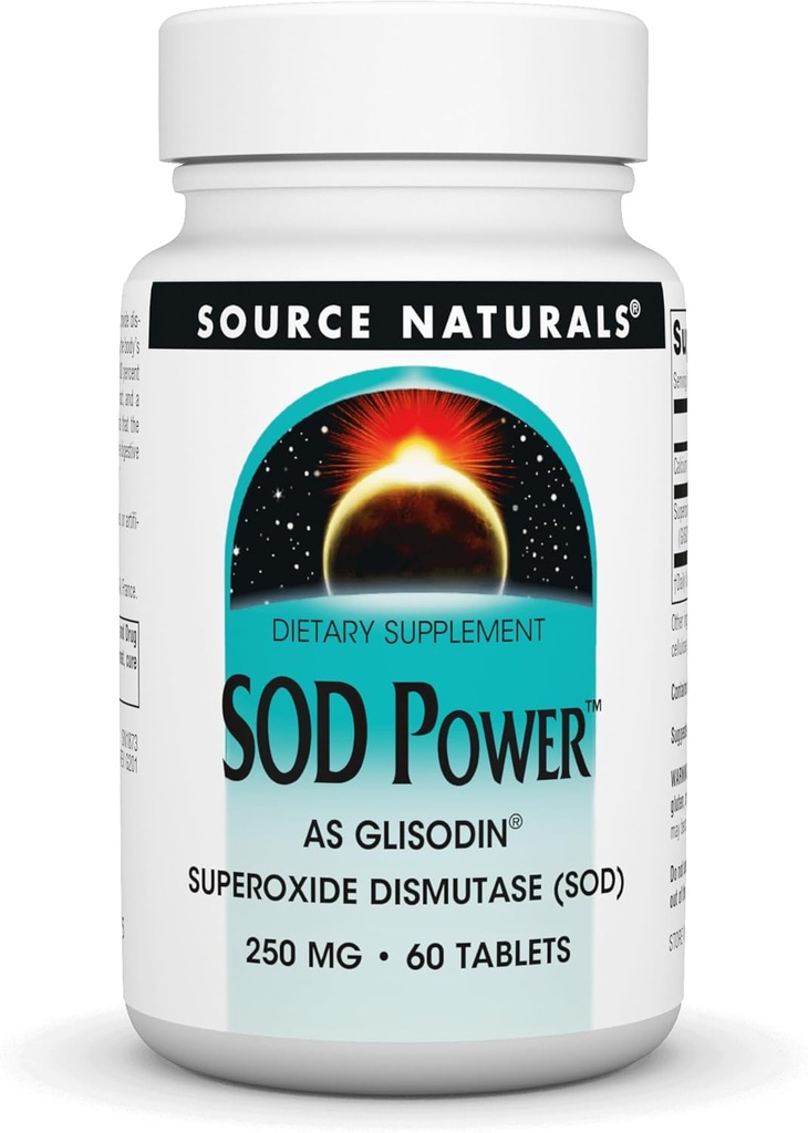 源のGlisodinの過酸化物DismutaseのNutricosmeticの補足250mg - 60のタブレットとして自然なSOD力
