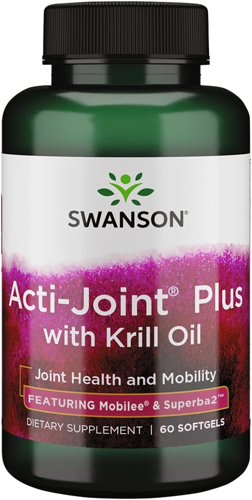 Swanson Acti-Joint Plus with Krill Oil 60 ゲル