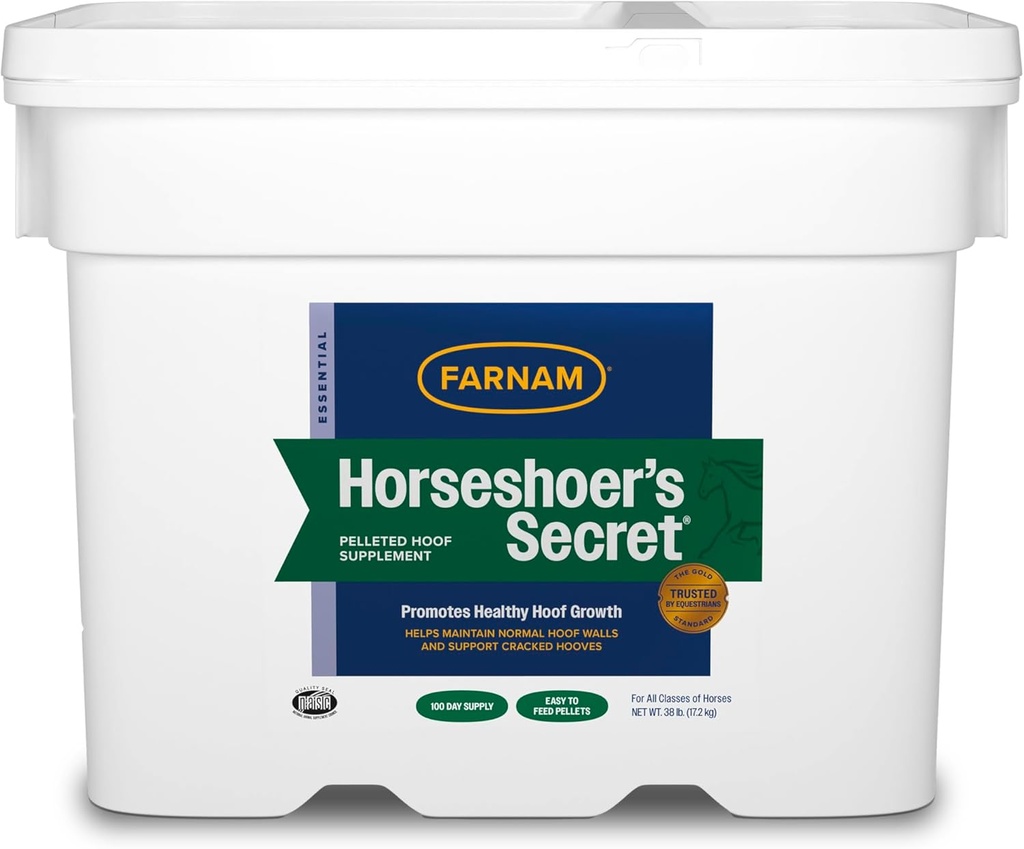 Farnam Horseshoerの秘密の餌付けされたホフの補足は、健康なホフの成長を促進しま、ホフの壁を維持し、割れたホフ、38ポンドを支えます。、100日の供給を支えます