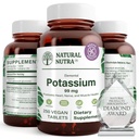 自然なNutraの元素のカリウムのグルコネート99のmgの食事療法の補足-エネルギーを促進して下さい、ブーストの神経系を、促進します心の健康、ミネラル規則、筋肉機能- 250のビーガン タブレット