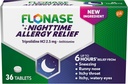 Flonaseの夜間アレルギーの救助のタブレット、アレルギーの薬の6時間まで- 36の上塗を施してあるタブレット
