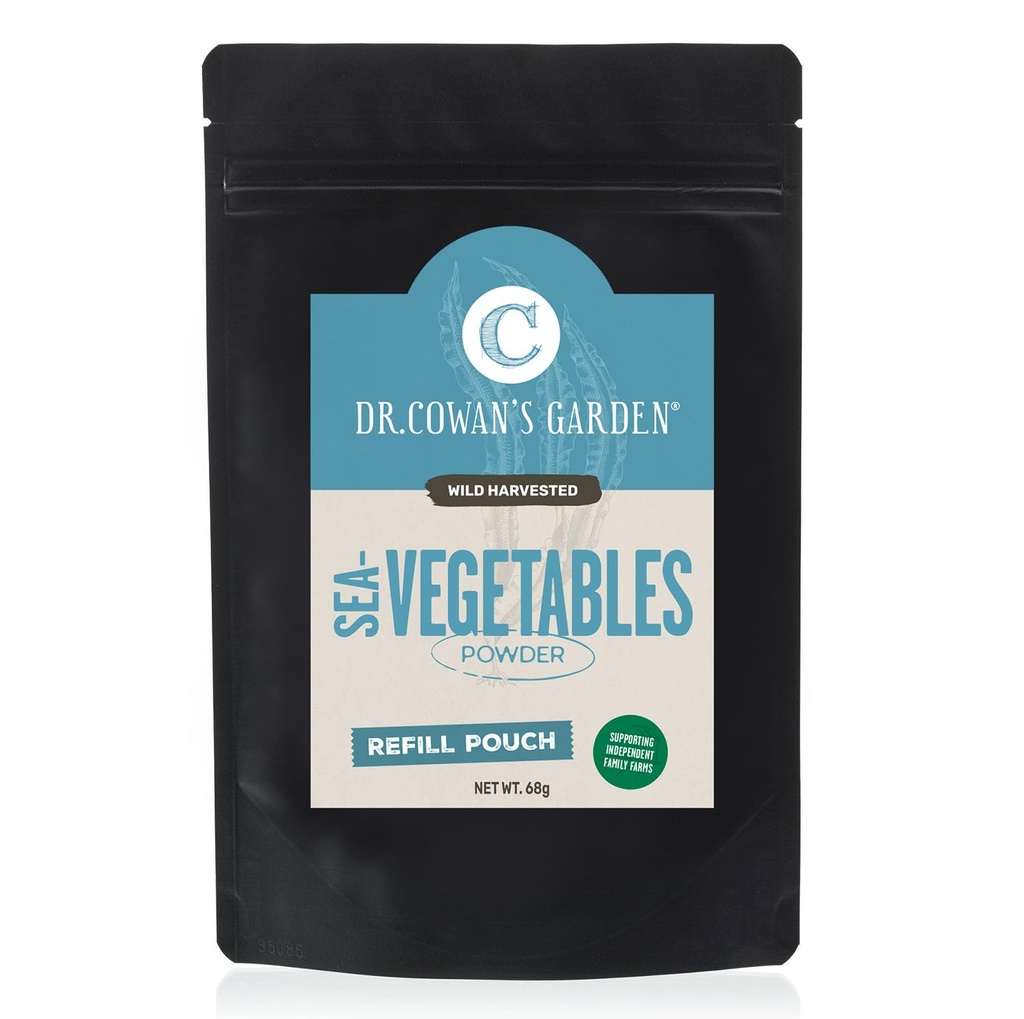 コワンの庭の海の野菜-純粋な海藻、野生の収穫された大西洋の自然な海藻及びケルプの粉、健康な補足の粉-米国、大西洋のドルス、ワカメ、及びケルプ- 20のサービング