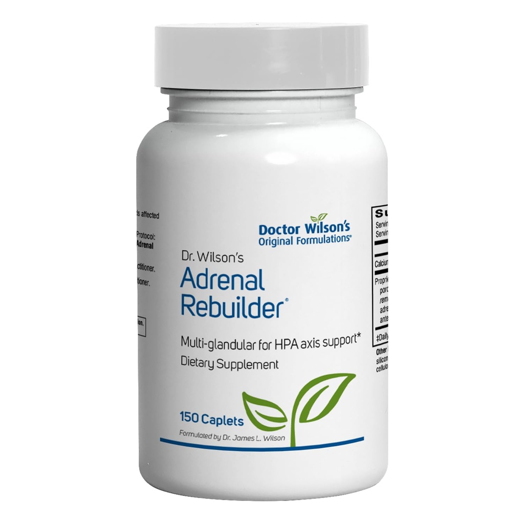 Dr. WilsonのAdrenal Rebuilder 150 Caplets AdrenalとHPA AxisのサポートのためのAdrenal Cortexを含む多国間カプレット*