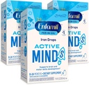 Enfamil Fer-In-Solの鉄の補足はInfants及びトドルのための低下を、サポート 脳の開発、50のmLの点滴器のびん、3のパック支えます