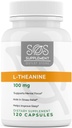 SOS Lテアニン、頭脳サポート焦点の補足、100mg、120の計算