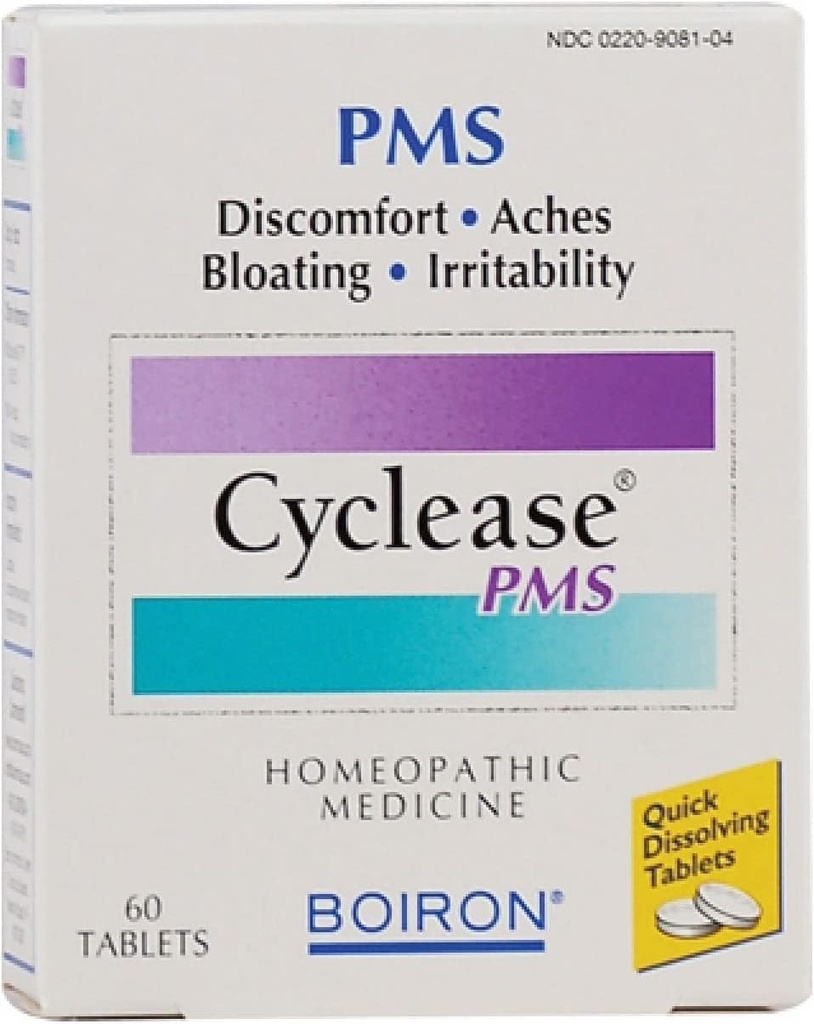 ボイロンCyclease Pms、60錠、Pmsの救助のためのホメオパシー薬