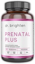 Dr. Brighten Prenatal Plus - Women’s Formulation, Active B Vitamins, Minerals, Antioxidants for Pregnant or Nursing Mothers, Non-GMO Vegan, No Gluten, No Soy - 180 Capsules