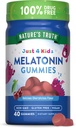 Nature's Truth Kids Melatonin Gummy | 1mg | 40 Count | Vegan, Non-GMO & Gluten Free Gummies | Cherrylicious Flavor